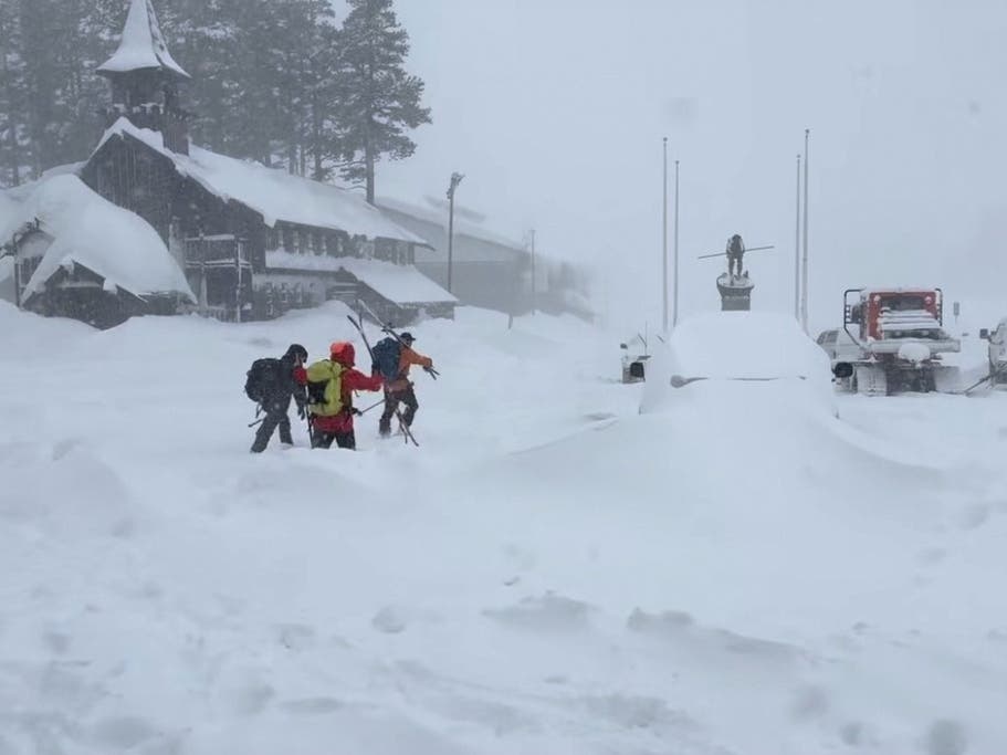 Rescue crews have been searching for the missing skiers since Tuesday morning. 
