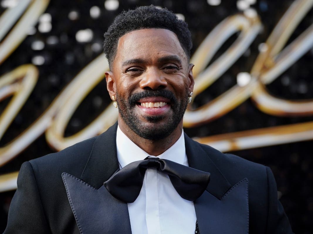 Colman Domingo arrives at the premiere of "Michael" on Monday, April 20, 2026, at the Dolby Theatre in Los Angeles. 