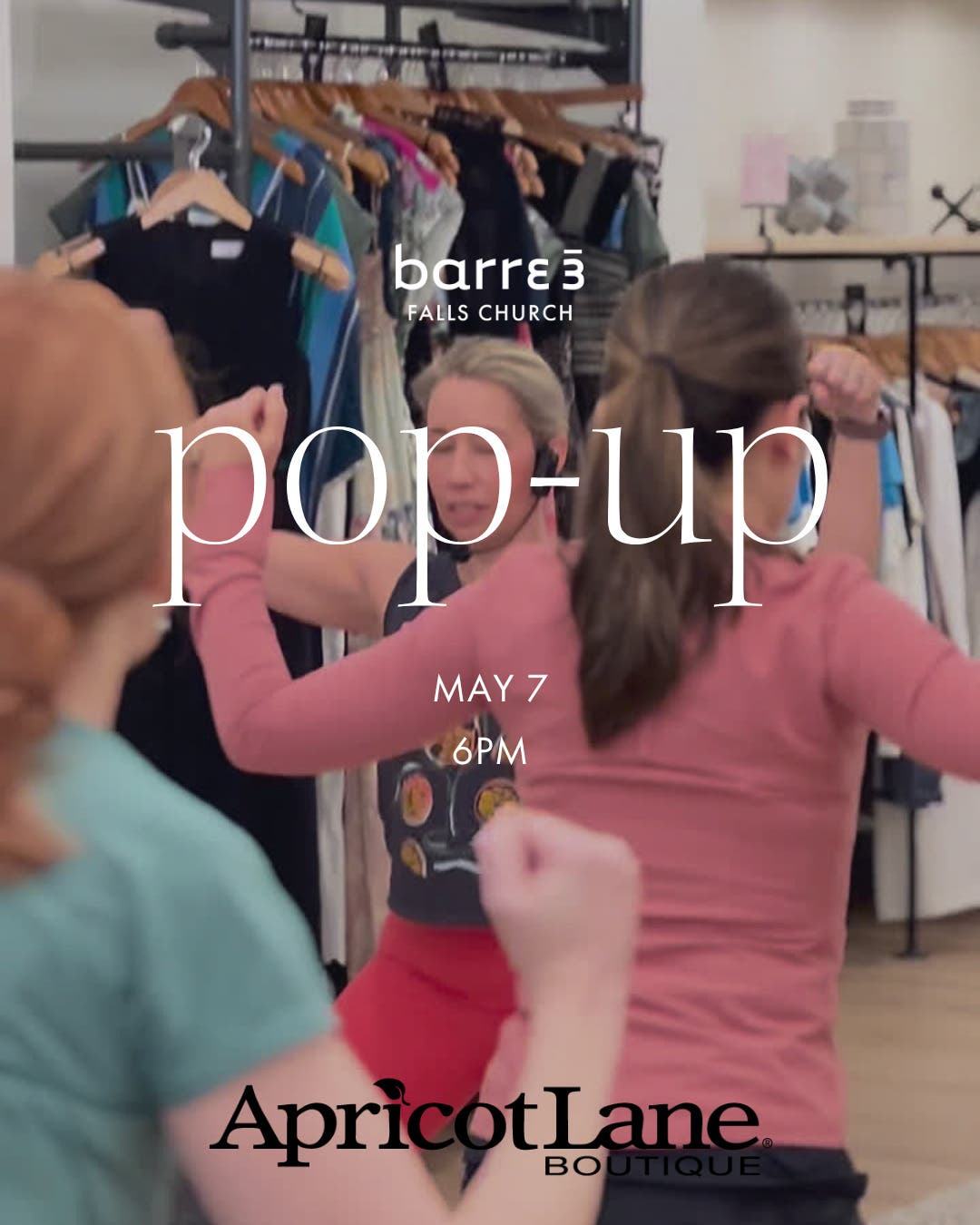 barre3 Falls Church x Apricot Lane McLean Pop Up 