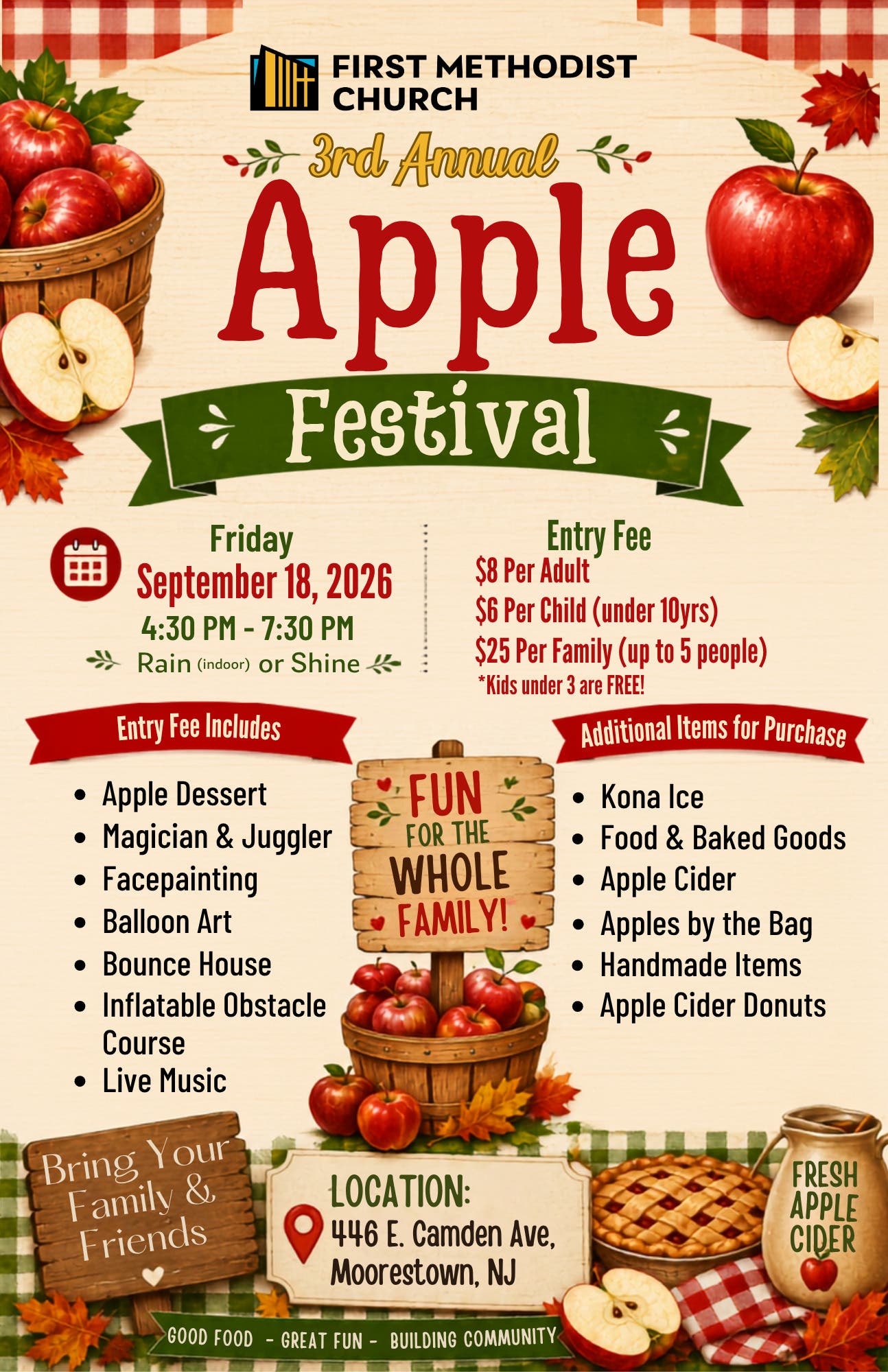 Third Annual Apple Festival at First Methodist Church