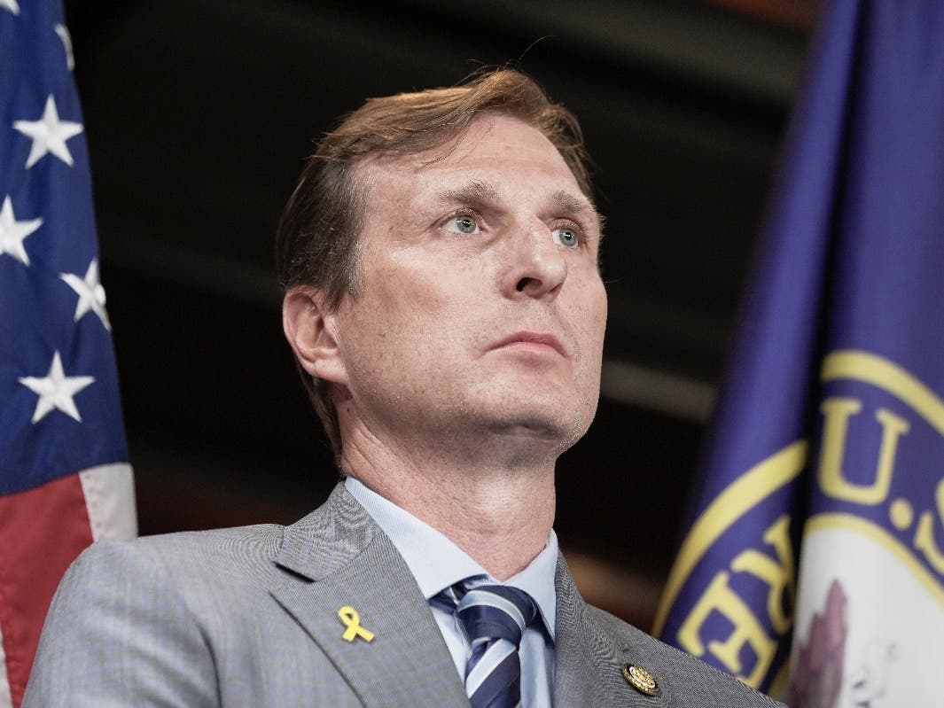Rep. Dan Goldman, D-N.Y., listens during a news conference at the U.S. Capitol, Wednesday, July 2, 2025, in Washington. 