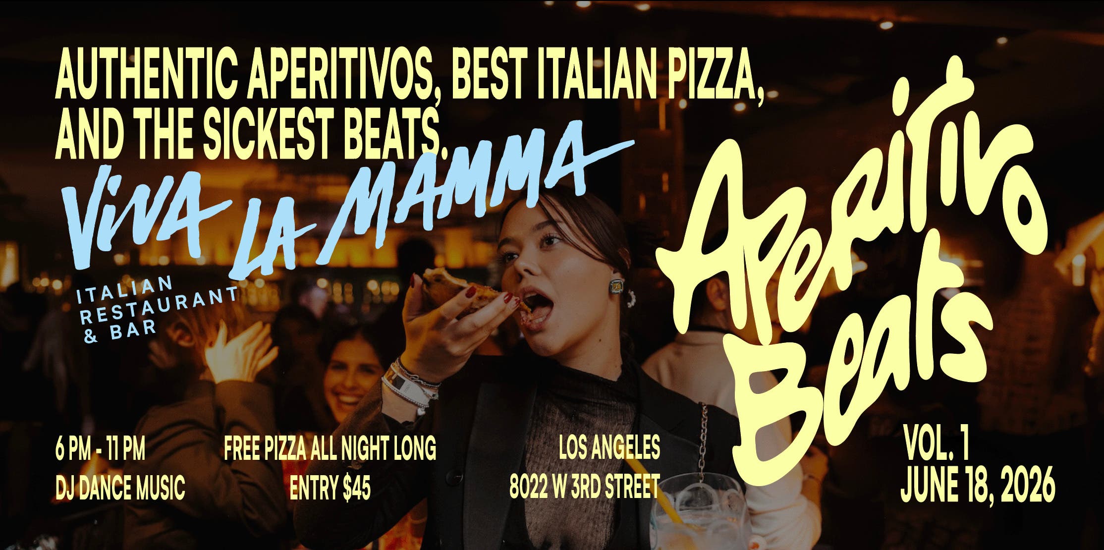 Aperitivo Beats at Viva La Mamma