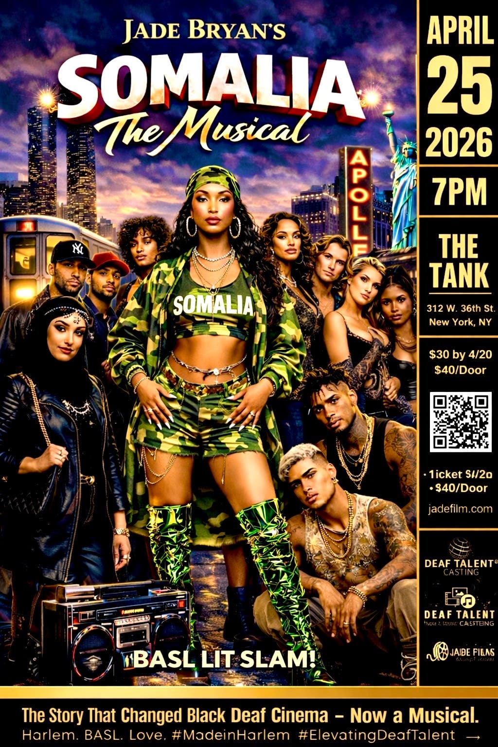 BASL LIT® Slam! presents Somalia the Musical (staged reading)