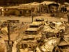 Scorched homes and vehicles fill Spanish Flat Mobile Villa following the LNU Lightning Complex fires in unincorporated Napa County, Calif., Thursday, Aug. 20, 2020. 