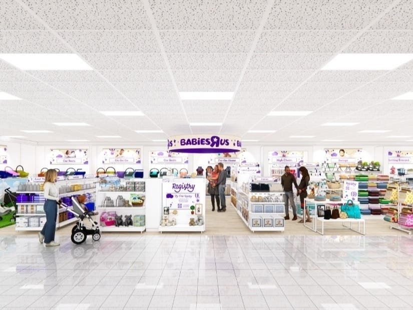 Rendering of Babies"R"Us shops inside Kohl's.