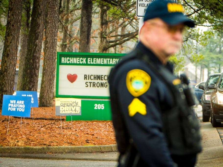 A 6-year-old boy accused of shooting his teacher at a Newport News elementary school reportedly choked another teacher “until she couldn’t breathe," according to legal records obtained by The Associated Press.