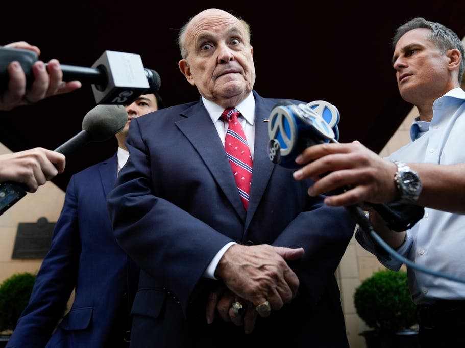 A federal judge on Tuesday ordered former New York City mayor Rudy Giuliani to turn over his Manhattan penthouse apartment and other valuable possessions to two Georgia election workers he defamed.