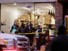 Emergency responders work at a kosher supermarket, the site of a shooting in Jersey City, N.J., Wednesday, Dec. 11, 2019. Jersey City Mayor Steven Fulop said gunmen targeted the market during a shooting that killed multiple people Tuesday.