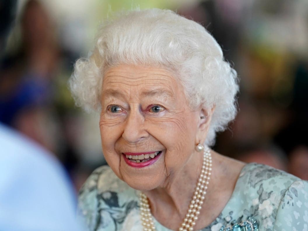 Queen Elizabeth II waits in the Drawing Room before receiving Prime Minister Liz Truss for an audience at Balmoral, in Scotland, Tuesday, Sept. 6, 2022, two days before her death at 96.
