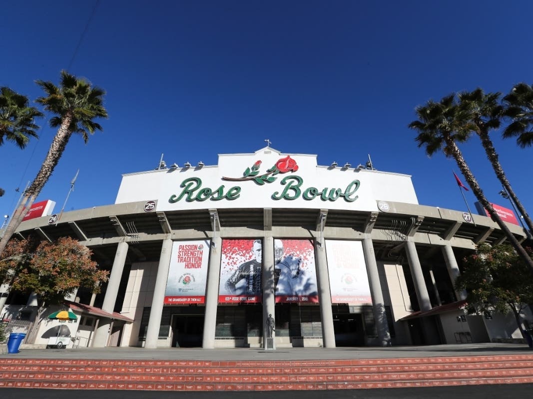 An 18-year-old working his first day of a new job doing cleanup at the Rose Bowl was shot and killed after the UCLA game Saturday.