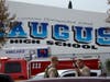 Los Angeles County Sheriff's deputies stage outside following a shooting at Saugus High School, Thursday, Nov. 14, 2019, in Santa Clarita, Calif. 