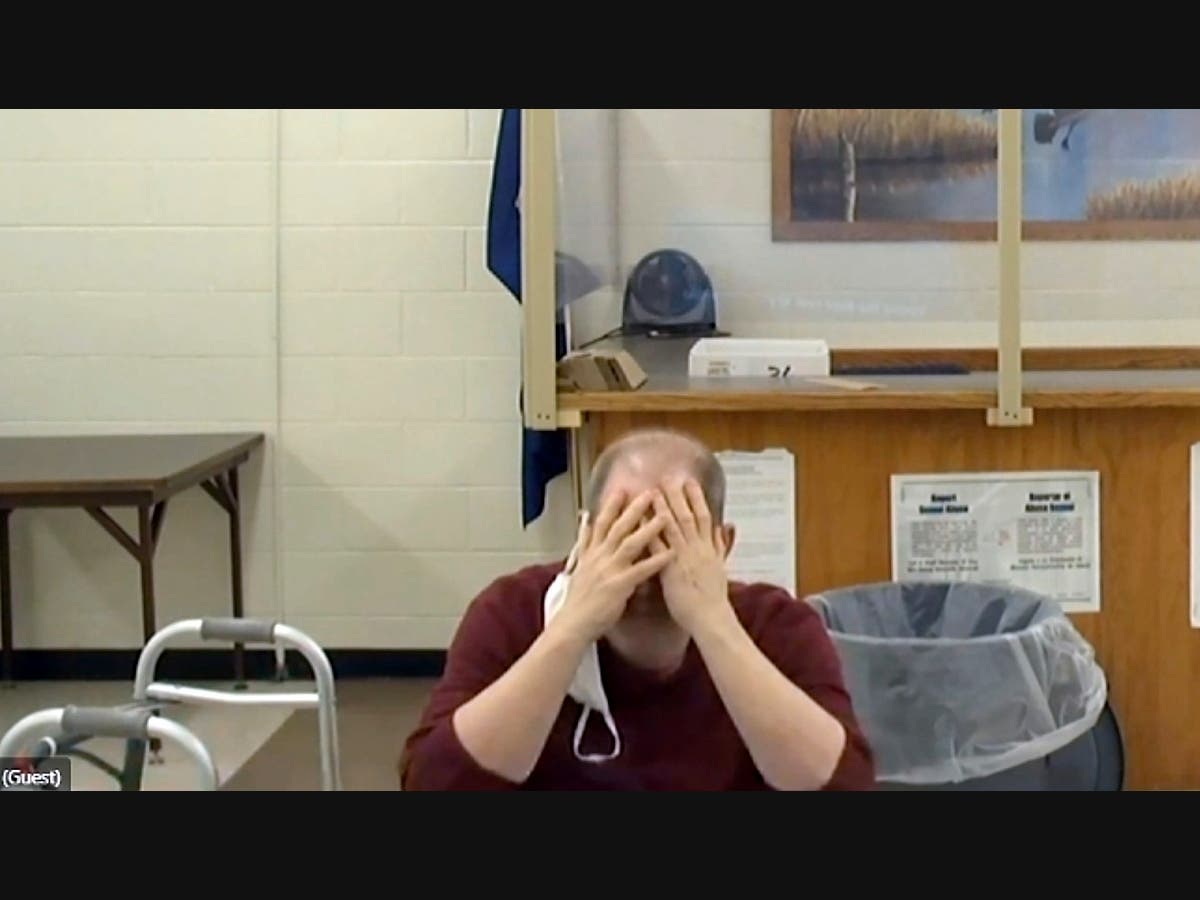 In this image taken from court video, Harvey Weinstein attends a hearing from Wende Correctional Facility, a maximum security prison, near Buffalo, N.Y., Tuesday, June 15, 2021. A New York judge on Tuesday approved Weinstein's extradition to California.