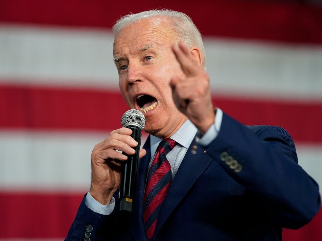 President Joe Biden speaks at a campaign event in support of Rep. Mike Levin, D-Calif., Thursday, Nov. 3, 2022, in San Diego.