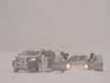 Motorists stuck in the snow are aided by a member of the California Highway Patrol along interstate 80 during a storm Thursday, Feb. 19, 2026, near Camp Spaulding in Placer County, Calif. 