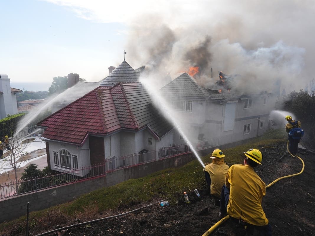 570+ Acre Wildfire Destroys Homes In South OC; Evacuations Ordered