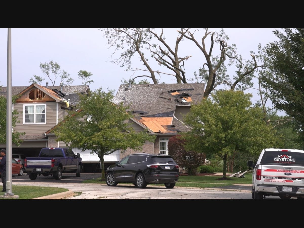 Five tornadoes have now been confirmed in Illinois from Tuesday's storms, which caused damage and power outages across the Chicago area.