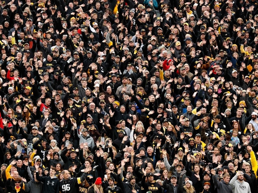 Iowans have a special relationship with the kids at the University of Iowa’s children’s hospital. Fans from both teams wave at the children from Kinnick Stadium when the Iowa Hawkeyes football team plays home games.