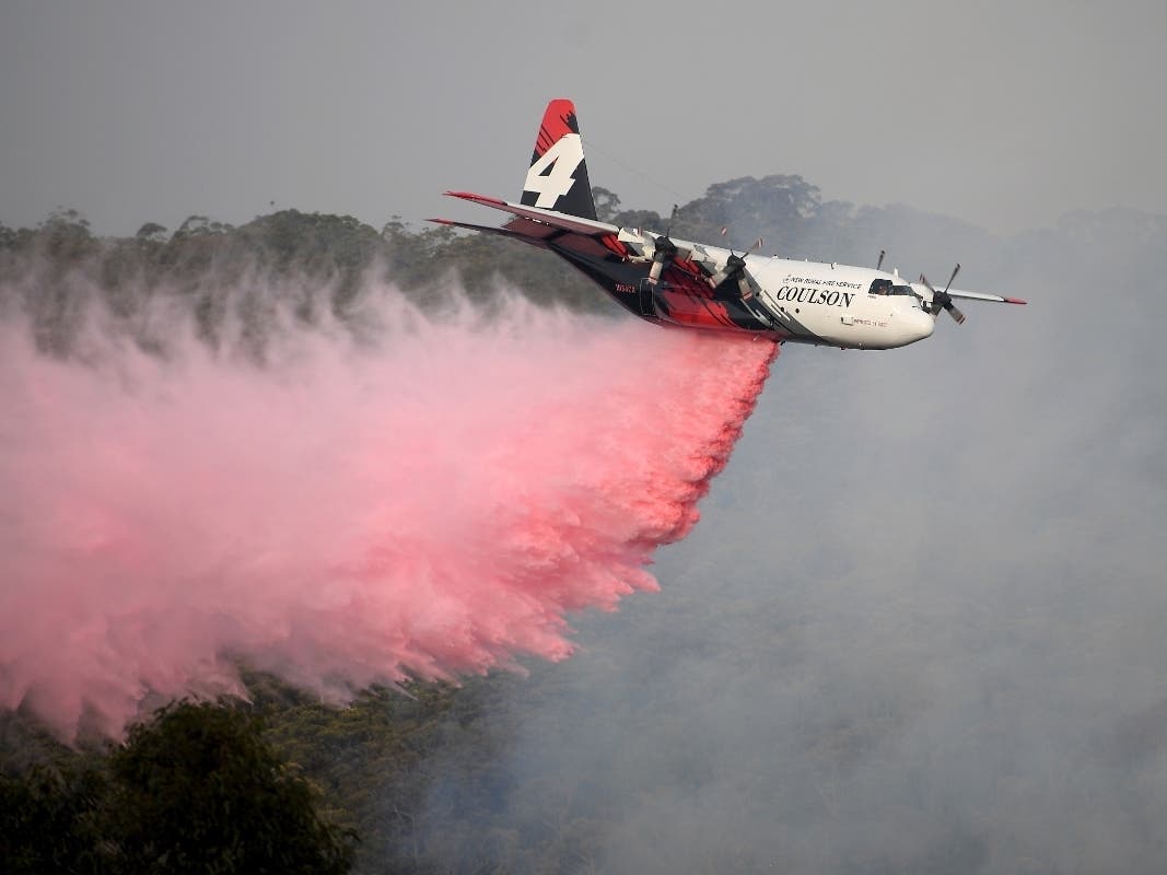 Three American crew members, including one from Arizona, died Thursday when this C-130 Hercules aerial water tanker crashed while battling wildfires in southeastern Australia, officials said. 