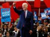 Former Vice President Joe Biden speaks during a campaign rally Monday at Renaissance High School in Detroit ahead of primary voting Tuesday in Michigan and five other states: Mississippi, Missouri, Idaho, North Dakota and Washington.