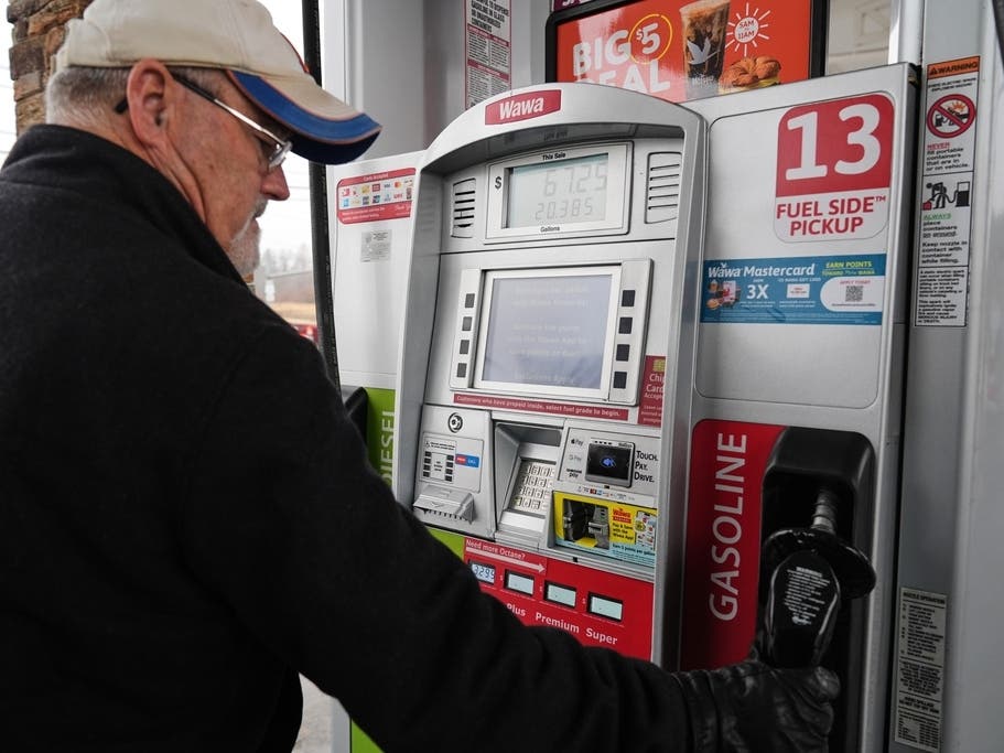 Higher gas prices are forcing Americans, already worn down by several years of stubborn inflation and tariffs on imported goods imposed last year, to become choosier about discretionary purchases.