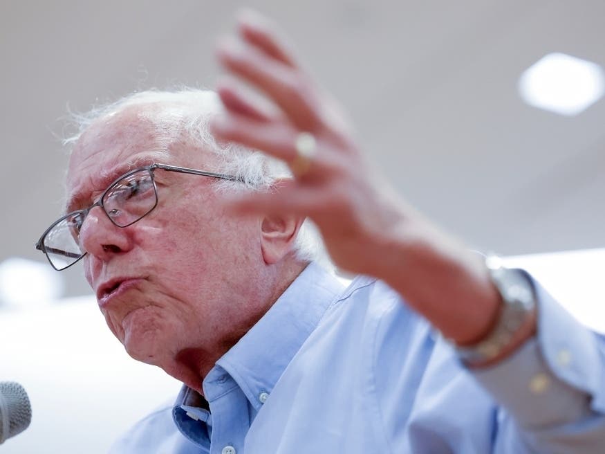 Vermont Sen. Bernie Sanders, above, and California Rep. Mark Takano revived a bill for 32-hour workweeks, saying that despite major tech and productivity gains over 50 years, millions work longer for lower pay as $80 trillion shifted to the top 1 percent.