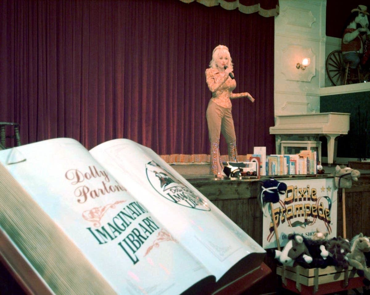 Dolly Parton's Imagination Library program in Will County and nationwide sends free books to children through the mail from birth through their fifth birthday.