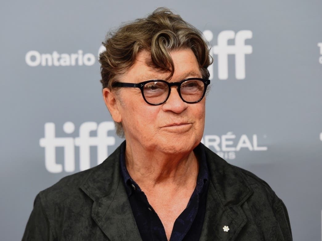 Robbie Robertson attends a press conference for "Once Were Brothers: Robbie Robertson and The Band" on day one of the Toronto International Film Festival on Thursday, Sept. 5, 2019, in Toronto.
