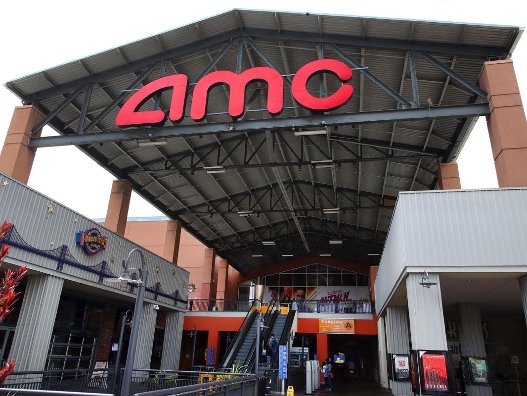 The entrance to the AMC Bay Street 16 theater is seen Wednesday, June 20, 2018, in Emeryville, Calif.