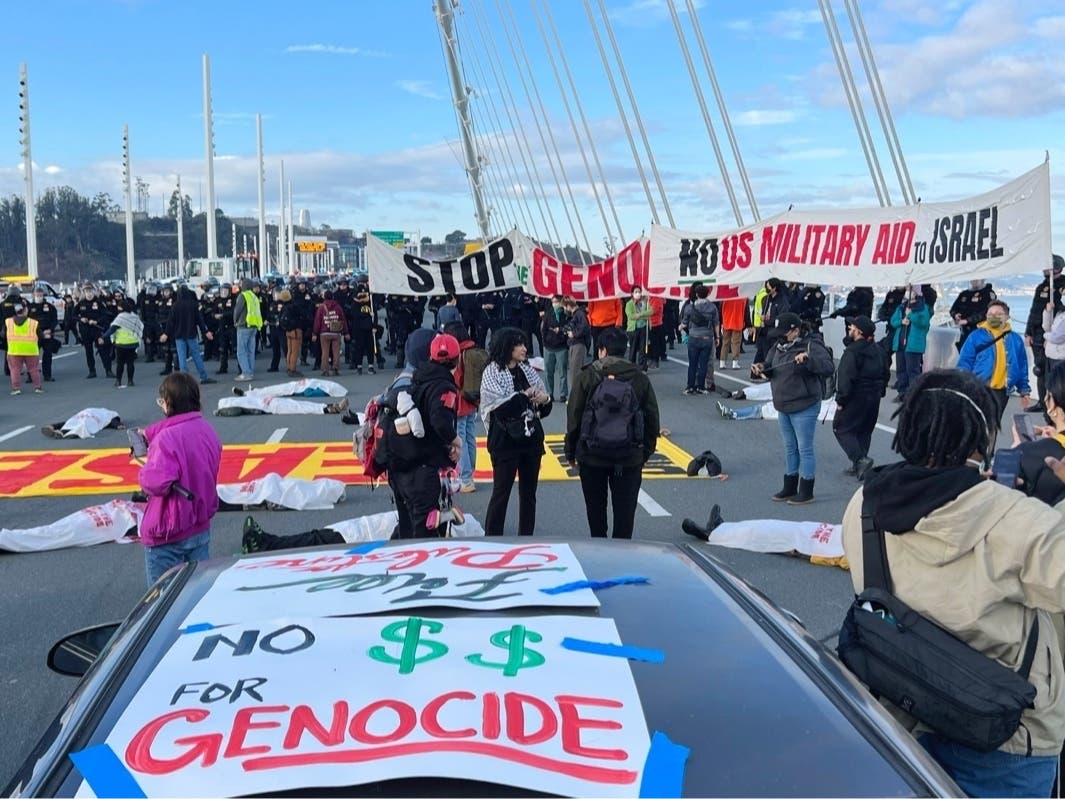 80 Protesters Arrested After Bay Bridge Shut Down For Hours | San ...