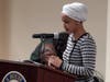 Rep. Ilhan Omar, D-Minn., speaks during a town hall in Minneapolis, Tuesday, Jan. 27, 2026.