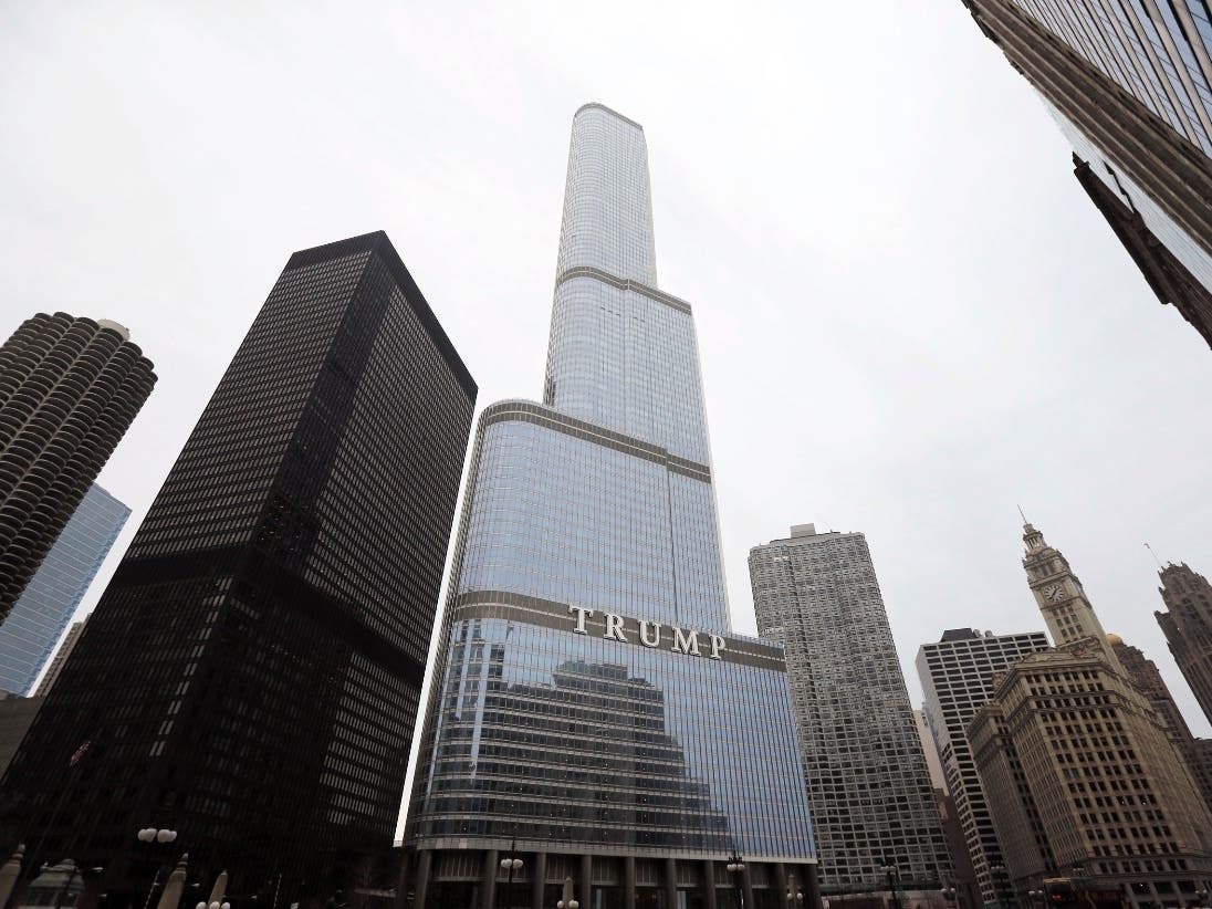 The Trump International Hotel and Tower, is shown on Thursday, March 10, 2016, in Chicago.