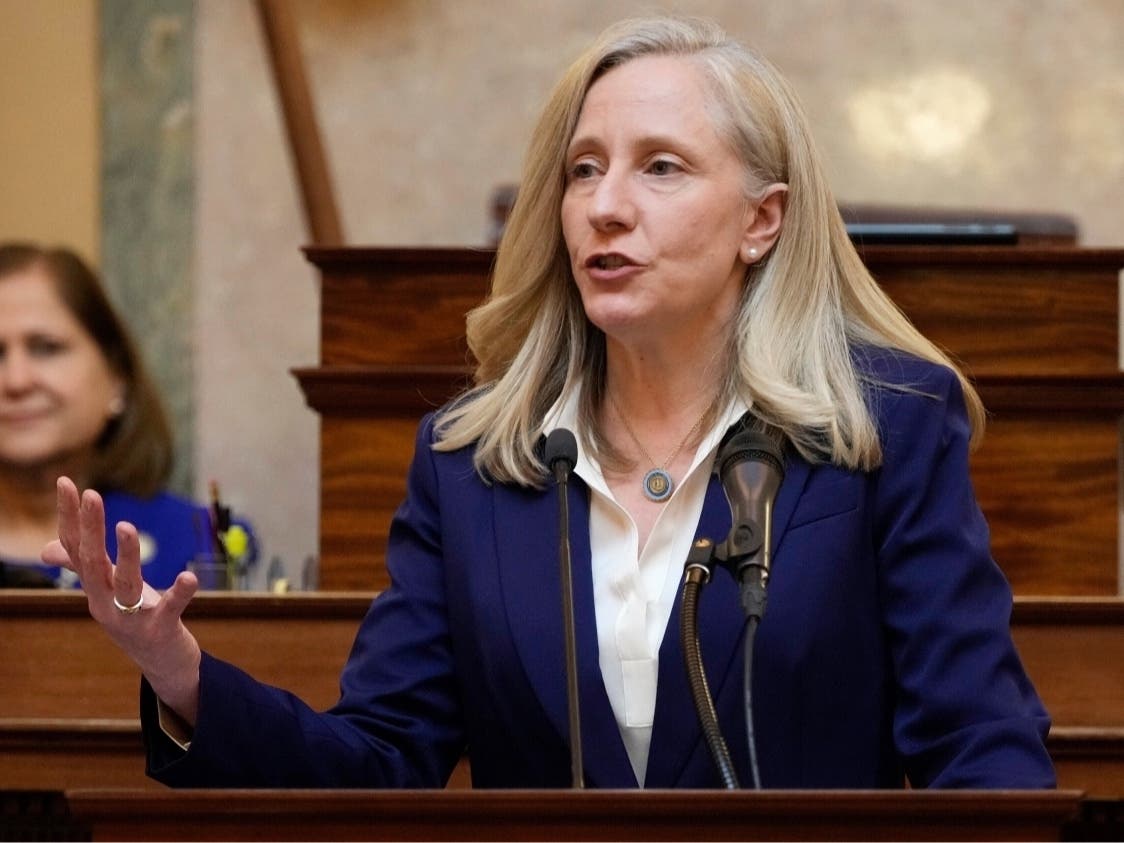 Virginia Gov. Abigail Spanberger delivers her State of the Commonwealth address before a joint session of the Virginia General Assembly at the Capitol, Jan. 19, 2026, in Richmond, Va.
