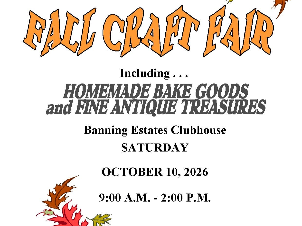 Banning Estates Fall Craft Fair