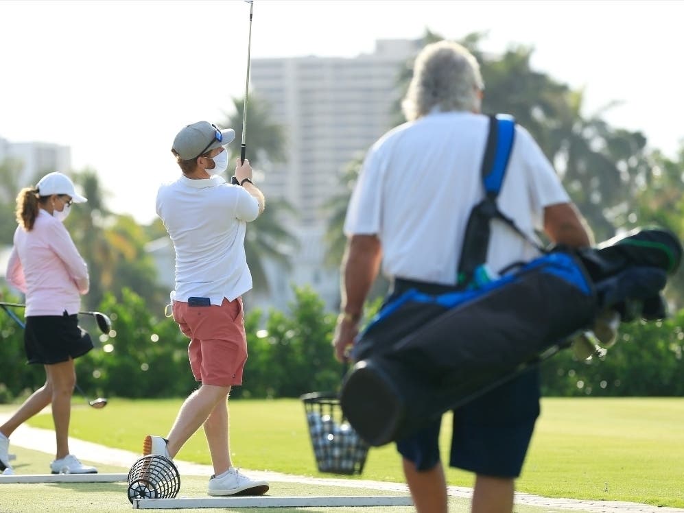 Golfers are able to get back in the game, as the county eases some restrictions.