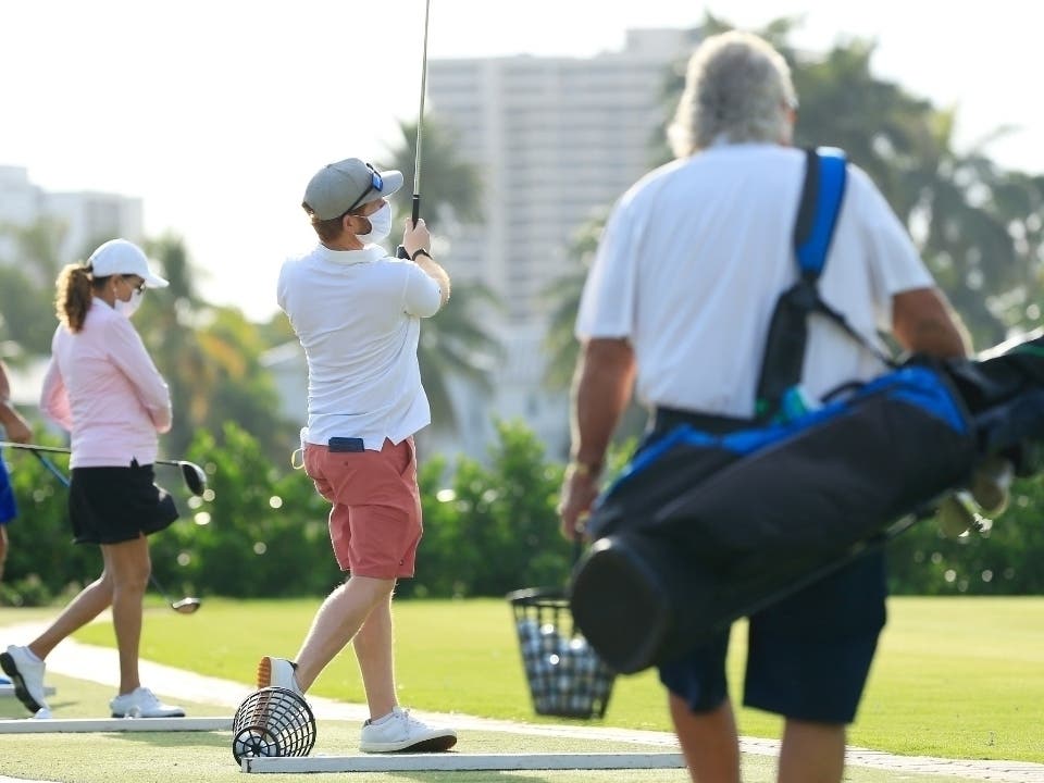 Golfers are able to get back in the game, as the county eases some restrictions.