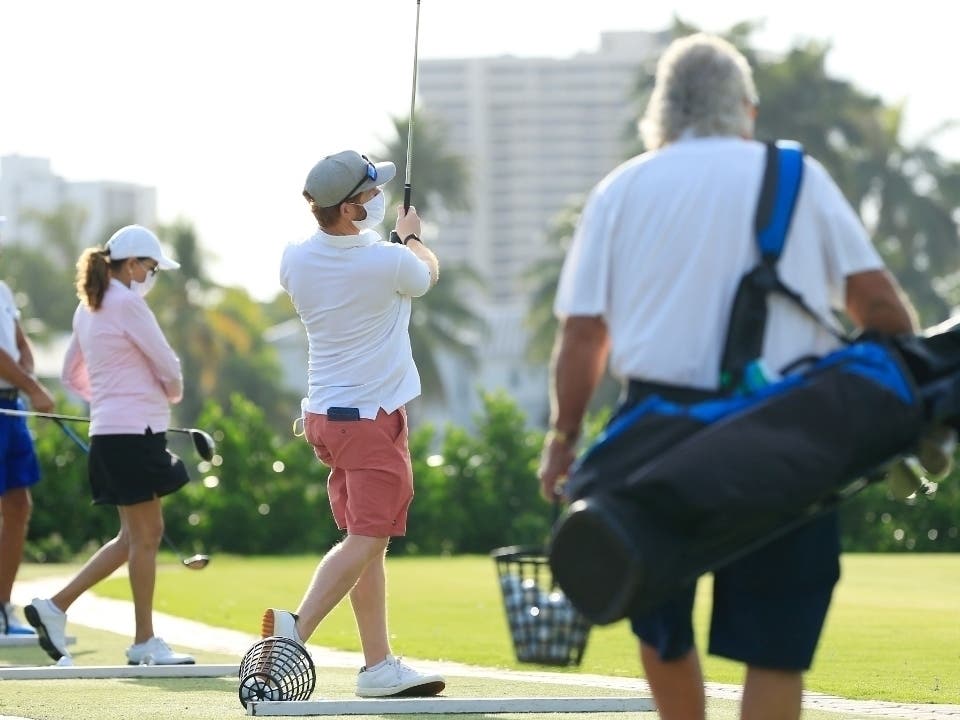 Golfers are able to get back in the game, as the county eases some restrictions.