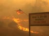 The LNU Lightning Complex Fire burns through the Lake Berryessa area on August 18, 2020 in Napa County, California.