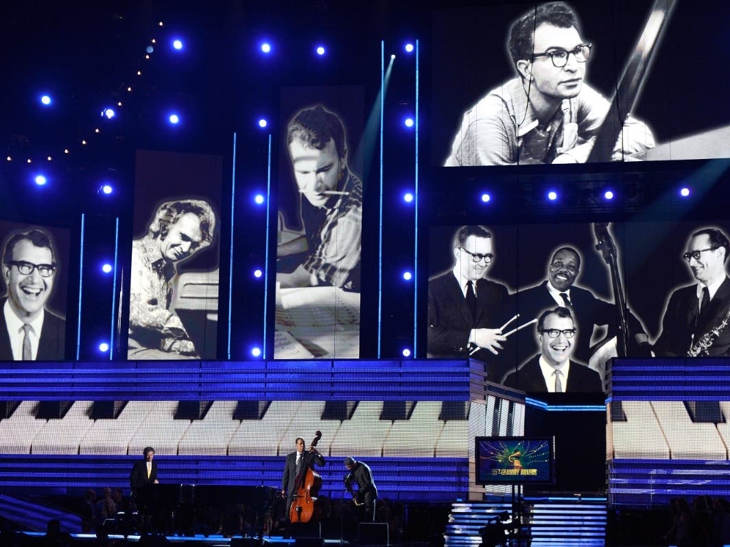 A tribute to late jazz musician Dave Brubeck at the 55th Annual GRAMMY Awards at Staples Center on Feb.10, 2013, in Los Angeles, California.