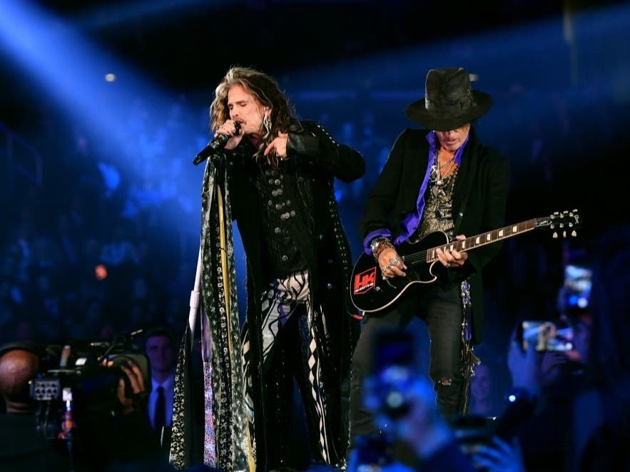 Aerosmith announced details for their farewell tour on Monday, which they’ll make with special guests, The Black Crowes. The tour will include a show in Newark, New Jersey.