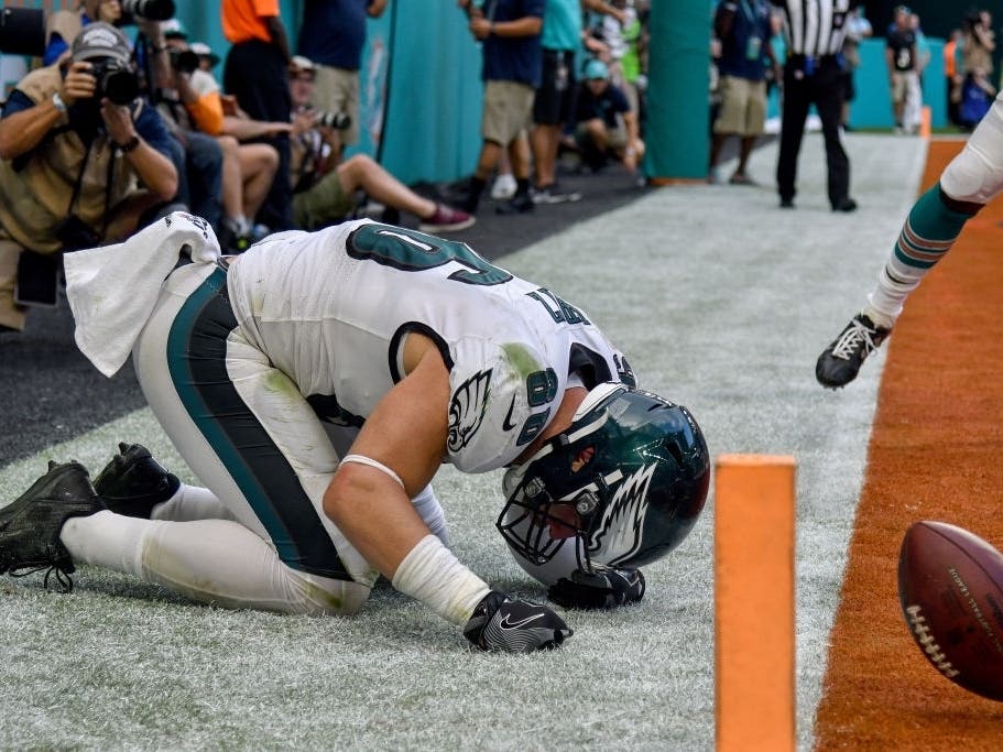 The Eagles suffered a brutal loss to the last place Dolphins on Sunday.