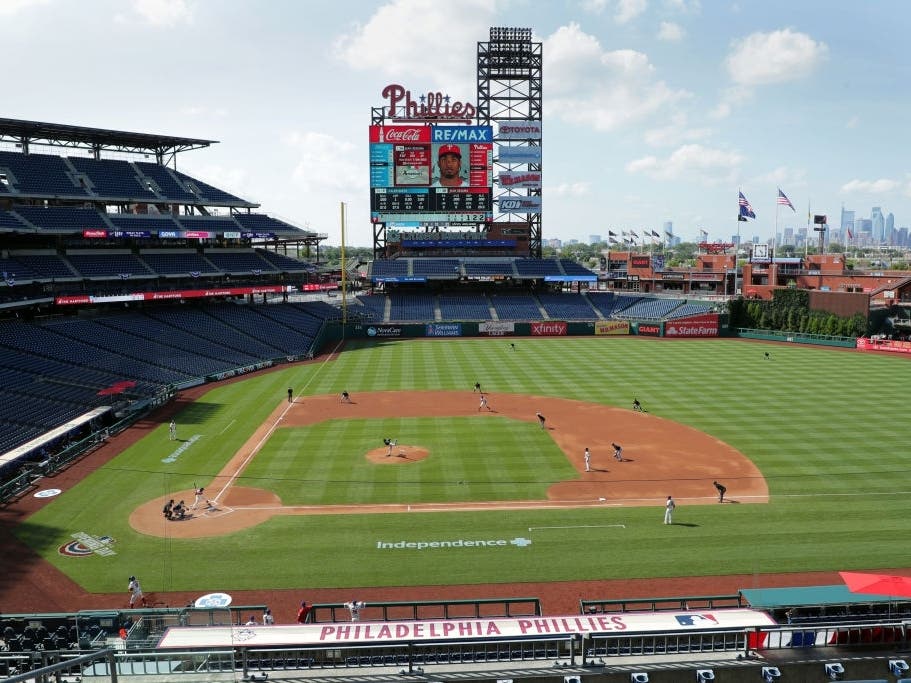 The scheduled Phillies vs. Yankees game Monday night has been postponed due to coronavirus concerns. 