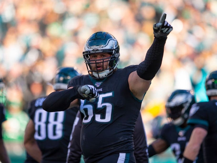 Eagles standout tackle Lane Johnson has tested positive for coronavirus.