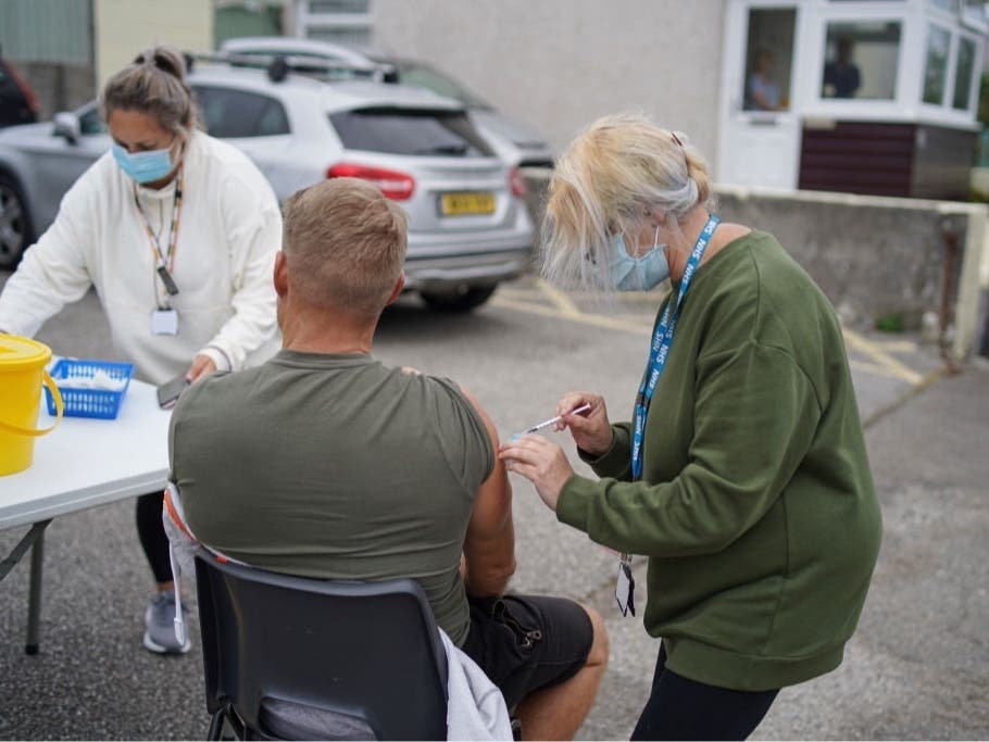 Walk-in Vaccination Centre Attracts Fairgoers In Cornwall Village