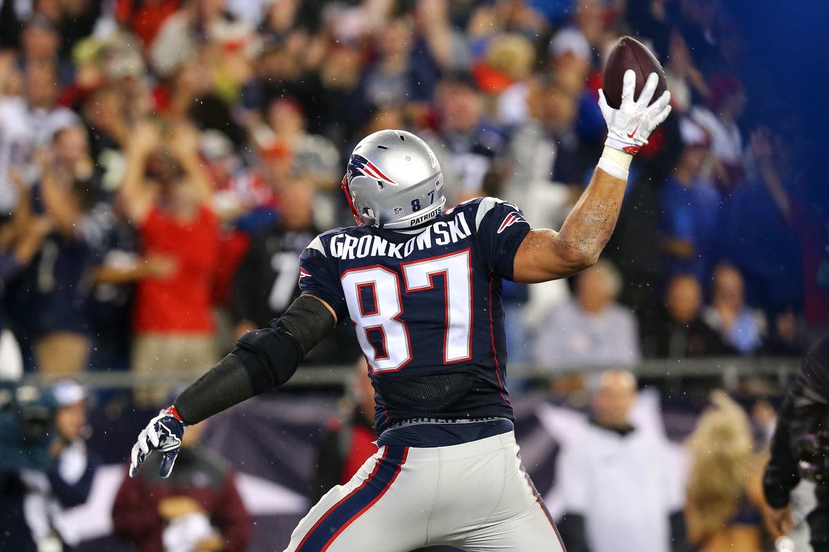 Rob Gronkowski was never shy to deliver one of his earth-shaking spikes.