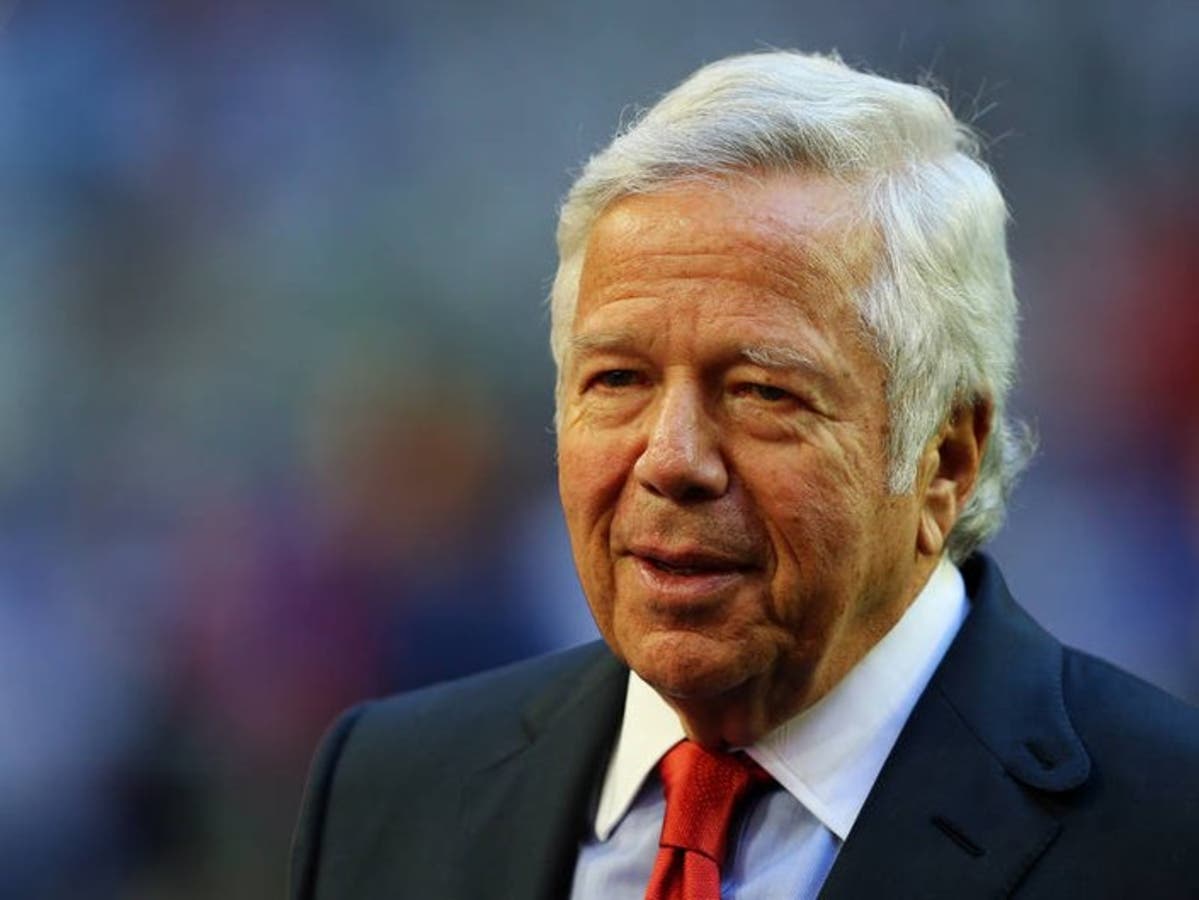 Kraft, 77, has pleaded not guilty to two misdemeanor counts of soliciting another to commit prostitution.