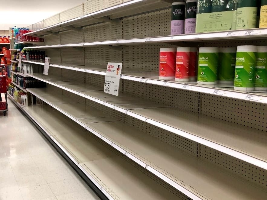 Minneapolis-based Target is settling purchase limits to prevent a handful of people from ransacking key supplies.