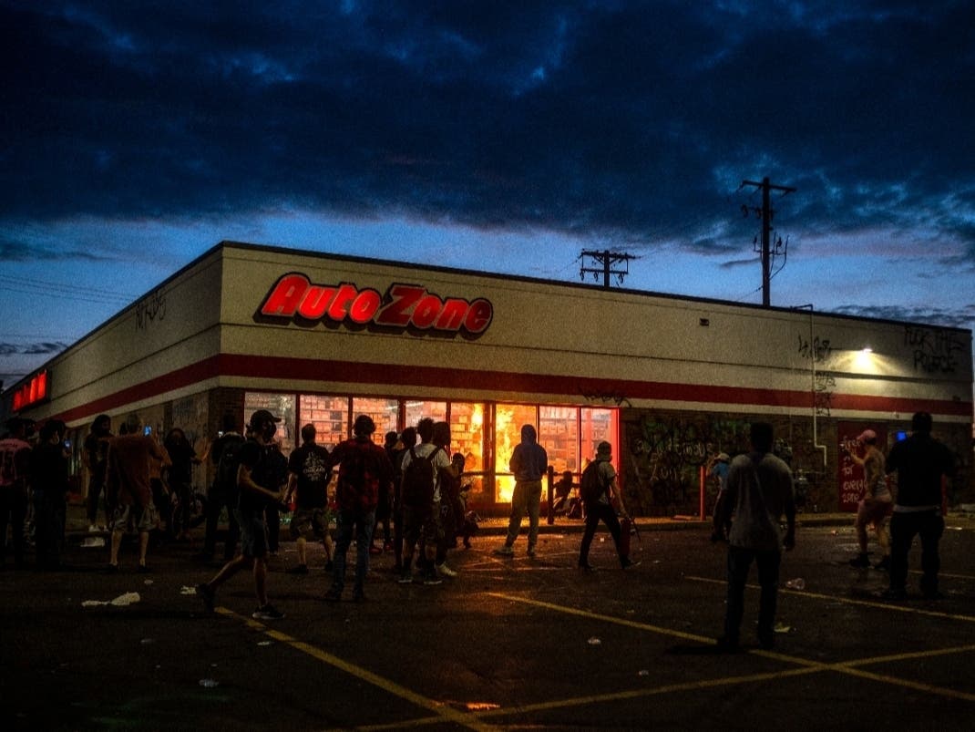 Police say the actions of "Umbrella Man​" sparked the violent protests that engulfed Minneapolis and parts of St. Paul for several days after George Floyd's death.