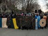 Protesters rally outside the Governor's Mansion on December 5, 2020 in St Paul, Minnesota. 