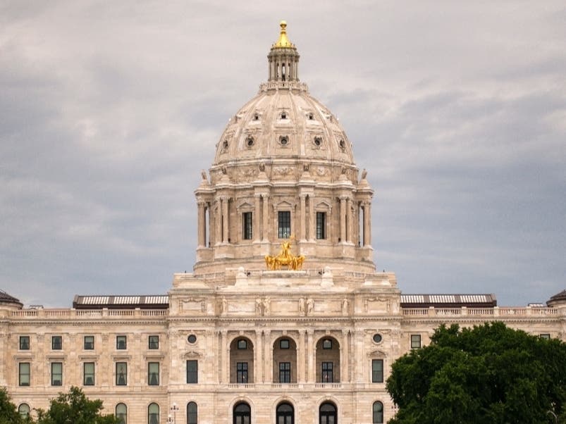 A view outside the Minnesota State Capitol building on June 20, 2020 in Minneapolis, Minnesota.