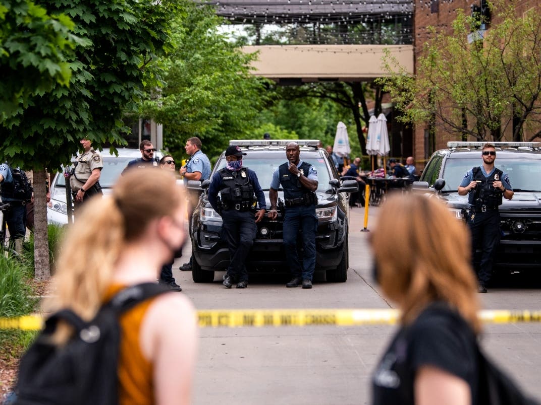 The Hennepin County Medical Examiner identified the man who was shot and killed as Winston Boogie Smith, Jr., a Black man from St. Paul.